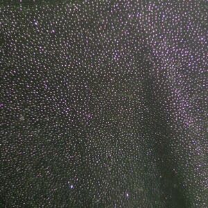 H&M Divided Black Purple Glitter‎ Velvet Open Back Long Sleeve Crop Top Size M
